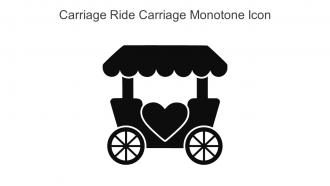 Carriage Ride Carriage Monotone Icon In Powerpoint Pptx Png And Editable Eps Format