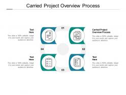 Carried project overview process ppt powerpoint presentation file design ideas cpb