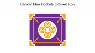 Carrom Men Pockets Colored Icon In Powerpoint Pptx Png And Editable Eps Format