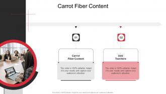 Carrot Fiber Content In Powerpoint And Google Slides Cpb