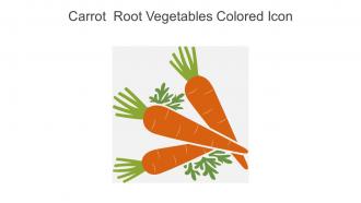 Carrot Root Vegetables Colored Icon In Powerpoint Pptx Png And Editable Eps Format