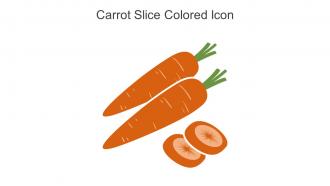 Carrot Slice Colored Icon In Powerpoint Pptx Png And Editable Eps Format