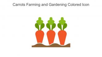 Carrots Farming And Gardening Colored Icon In Powerpoint Pptx Png And Editable Eps Format