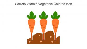 Carrots Vitamin Vegetable Colored Icon In Powerpoint Pptx Png And Editable Eps Format