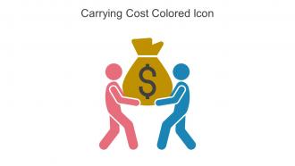 Carrying Cost Colored Icon In Powerpoint Pptx Png And Editable Eps Format