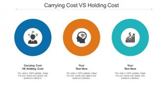 Carrying cost vs holding cost ppt powerpoint presentation show infographic template cpb