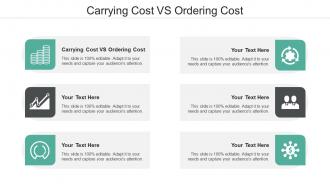 Carrying cost vs ordering cost ppt powerpoint presentation layouts clipart images cpb