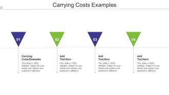 Carrying Costs Examples Ppt Powerpoint Presentation Icon Graphic Tips Cpb
