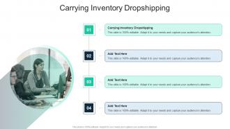 Carrying Inventory Dropshipping In Powerpoint And Google Slides Cpb