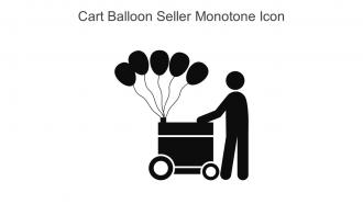 Cart Balloon Seller Monotone Icon In Powerpoint Pptx Png And Editable Eps Format