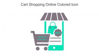 Cart Shopping Online Colored Icon In Powerpoint Pptx Png And Editable Eps Format