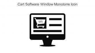 Cart Software Window Monotone Icon In Powerpoint Pptx Png And Editable Eps Format