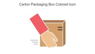 Carton Packaging Box Colored Icon In Powerpoint Pptx Png And Editable Eps Format