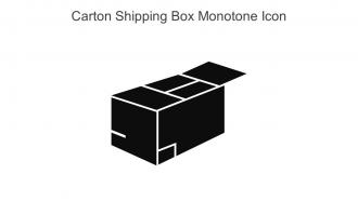 Carton Shipping Box Monotone Icon In Powerpoint Pptx Png And Editable Eps Format