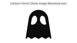 Cartoon Horror Ghost Image Monotone Icon In Powerpoint Pptx Png And Editable Eps Format