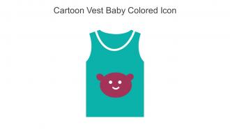 Cartoon Vest Baby Colored Icon In Powerpoint Pptx Png And Editable Eps Format