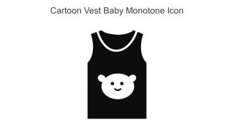 Cartoon Vest Baby Monotone Icon In Powerpoint Pptx Png And Editable Eps Format