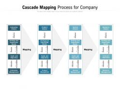 Cascade mapping process for company