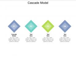 Cascade model ppt powerpoint presentation model skills cpb