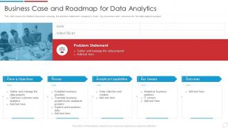 Case And Roadmap For Data Analytics Data Analytics Transformation Toolkit