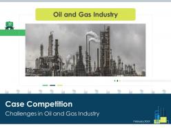 Case competition oil and gas industry challenges powerpoint presentation slides