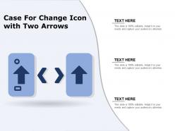 Case for change icon with two arrows