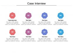 Case interview ppt powerpoint presentation outline model cpb