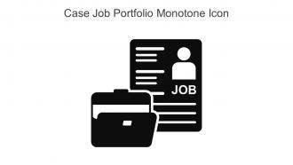 Case Job Portfolio Monotone Icon In Powerpoint Pptx Png And Editable Eps Format
