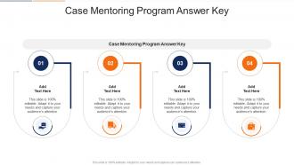 Case Mentoring Program Answer Key In Powerpoint And Google Slides Cpb