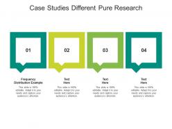 Case studies different pure research ppt powerpoint presentation slides smartart cpb