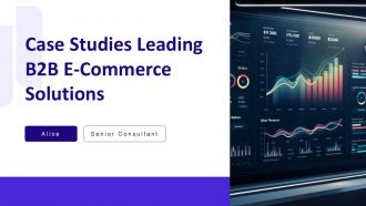 Case Studies Leading B2B E Commerce Solutions PPT Designs AT