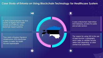 Case Studies On Blockchain Technology Applications In Healthcare Training Ppt