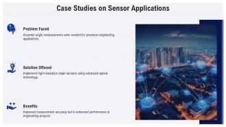 Case Studies On Sensor Applications Angle Resolution PPT Template ST AI SS