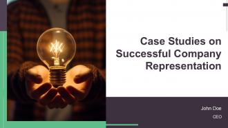 Case Studies On Successful Company Representation In Competitive Markets PPT Guidelines AT