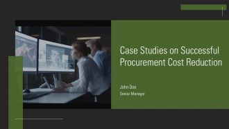 Case Studies On Successful Procurement Cost Reduction PPT Graphics AT
