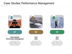 Case studies performance management ppt powerpoint presentation model example cpb