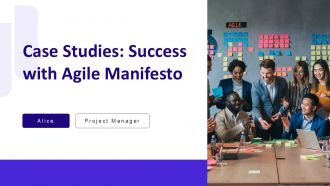 Case Studies Success With Agile Manifesto PPT Slides AT Case Studies Success With Agile Manifesto PPT Slides AT