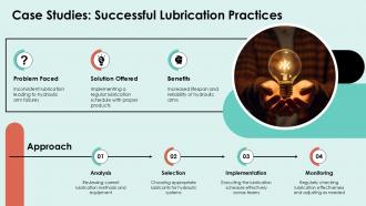 Case Studies Successful Lubrication Practices Hydraulic Arm PPT Designs ACP
