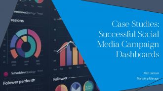 Case Studies Successful Social Media Campaign Dashboards PPT Outline AT