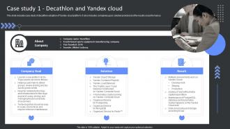 Case Study 1 Decathlon And Yandex Cloud Yandex Cloud SaaS Platform Implementation