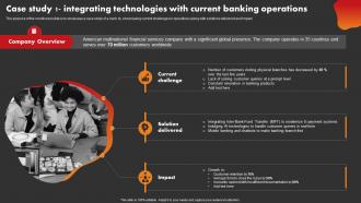 Case Study 1 Integrating Technologies With Current Strategic Improvement In Banking Operations