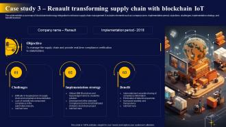 Case Study 3 Renault Transforming The Ultimate Guide To Blockchain Integration IoT SS