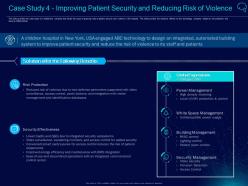Case Study 4 Improving Patient Security And Reducing Risk Of Violence Intelligent Infrastructure
