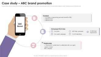 Case Study ABC Brand Promotion