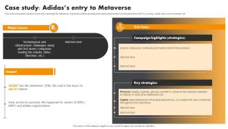 Case Study Adidass Entry To Metaverse Experiential Marketing Tool For Emotional Brand Building MKT SS V
