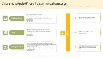 Case Study Apple Iphone Tv Commercial Campaign Power Your Business Promotion Strategy SS V