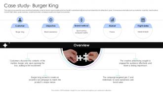 Case Study Burger King Music And Entertainment Company Profile CP SS V