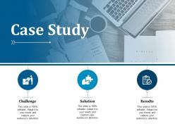 Case study challenge solution results ppt visual aids professional