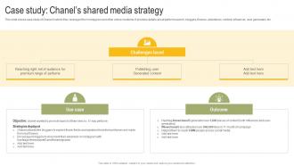 Case Study Chanels Shared Media Strategy Power Your Business Promotion Strategy SS V