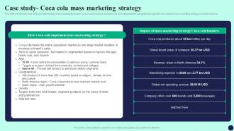 Case Study Coca Cola Mass Marketing Strategy Detailed Guide To Mass Marketing MKT SS V